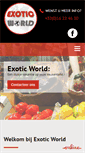 Mobile Screenshot of exoticworld.be